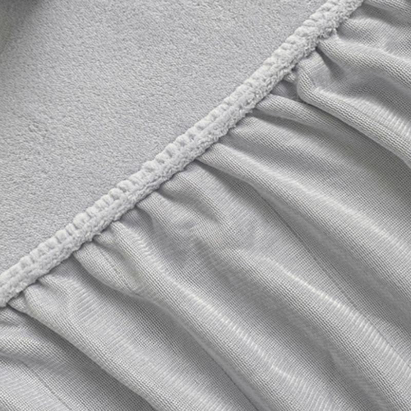 Solid Fitted Sheet Super Soft Standard Pillowcase for Bedroom