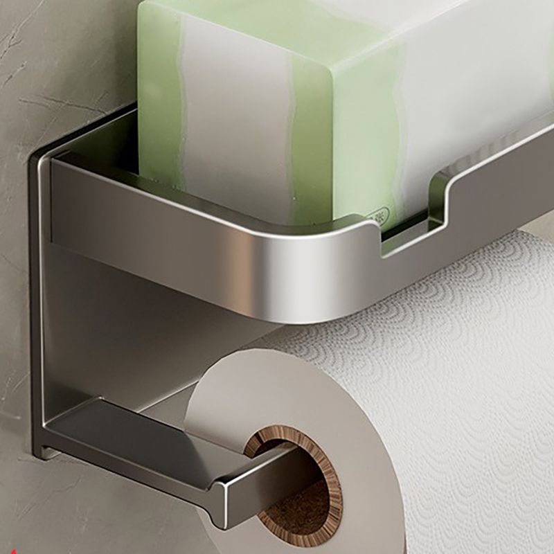 Modern Style Aluminum Single Bathroom Accessory Kit Paper Holder