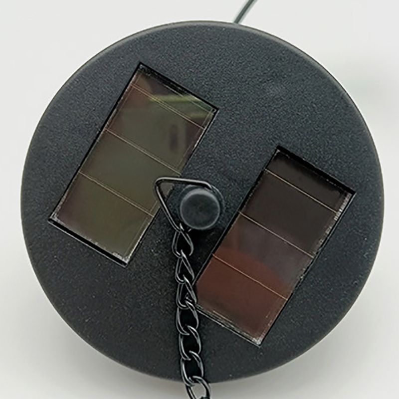 Industrieller Stil schwarzer Anhänger Licht 1 Light Mesh Screen Solarenergie Hanging Light