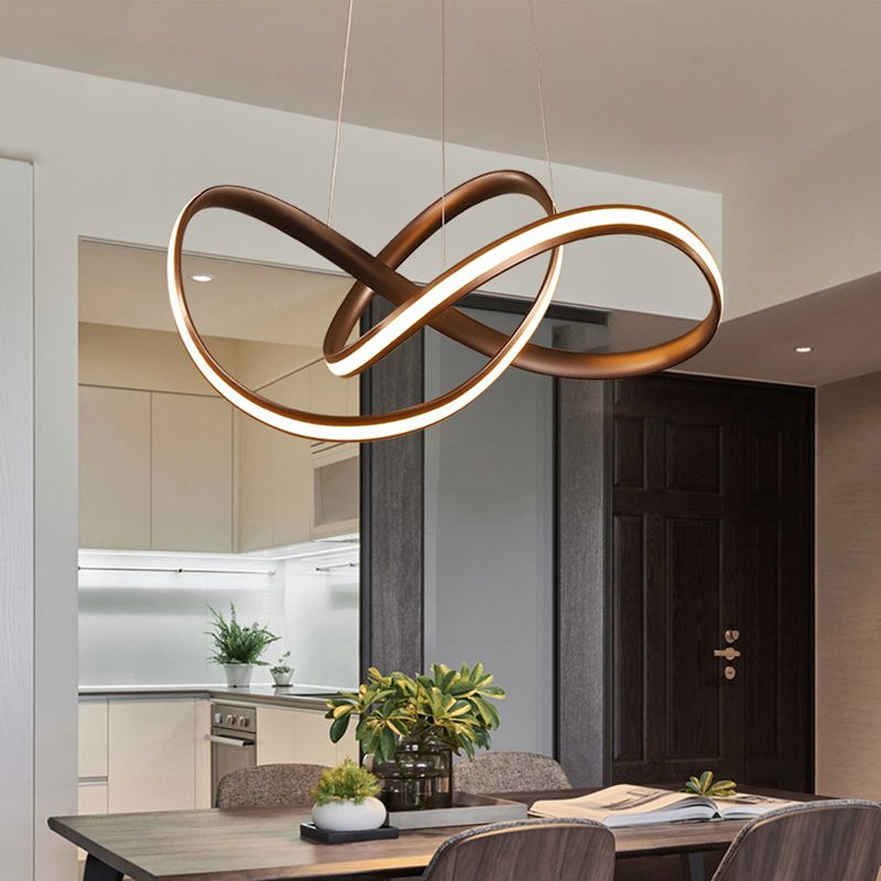 Twisting Living Room Chandelier Light