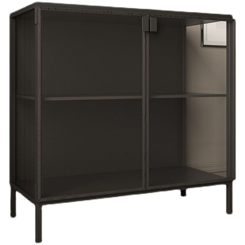 Modern China Cabinet Metal Storage Cabinet with Doors for Living Room