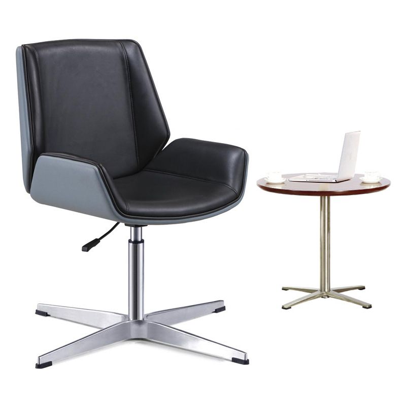 Modern Style Desk Chair Leather Computer Mid/High Back Office Chair