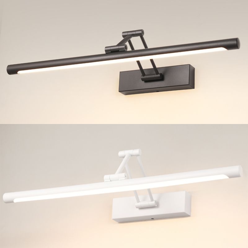 Nordic Minimalist Style Streamlined Wall Mounted Vanity Lights Metal Vanity Wall Light Fixtures for Bathroom