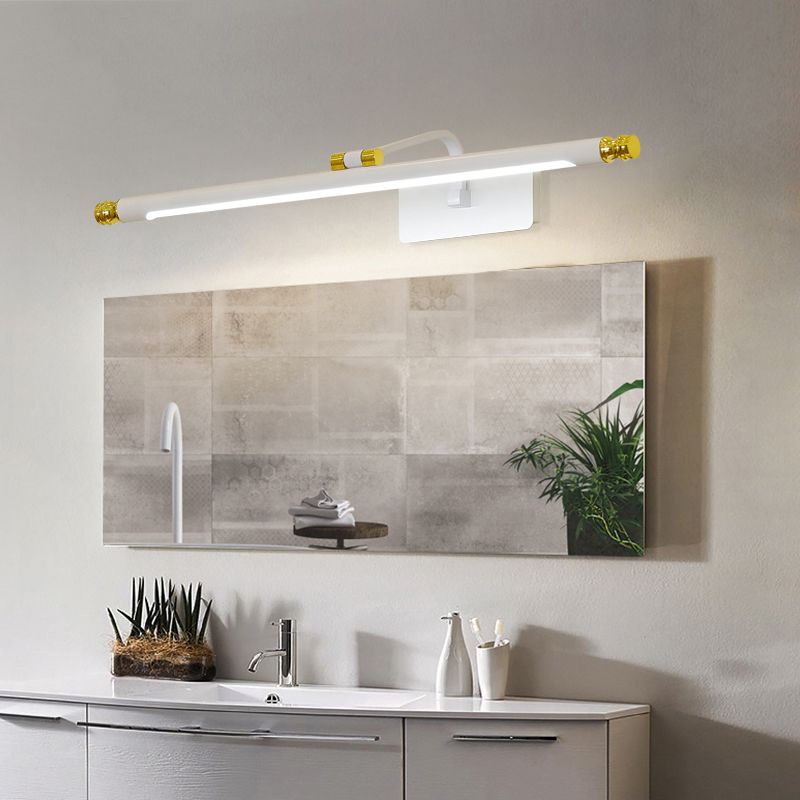 Modern Style Mirror Front Light LED Vanity Light with Acrylic Shade for Bathroom