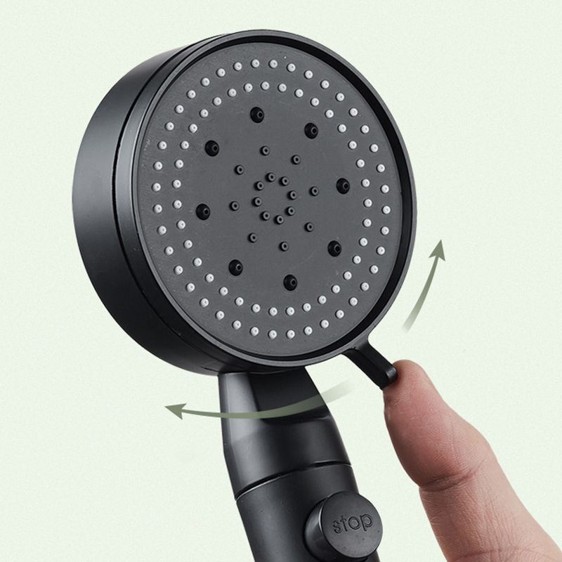 Plastic Handheld Shower Head Wall-mounted Shower Head with Adjustable Spray Pattern