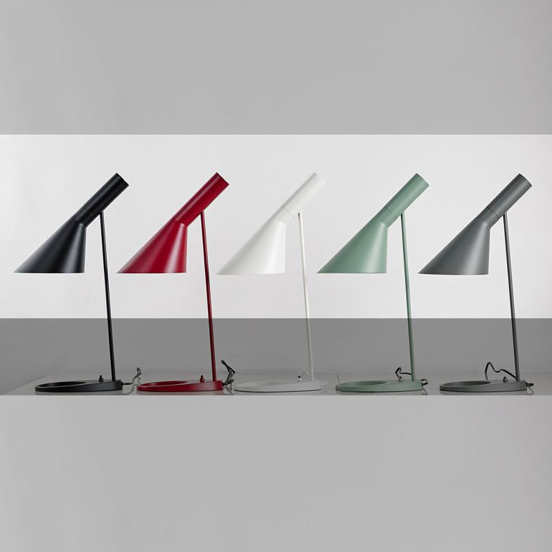 Geometric Shape Metal Table Lamp Modern Style 1 Light Table Lamp Fixtures