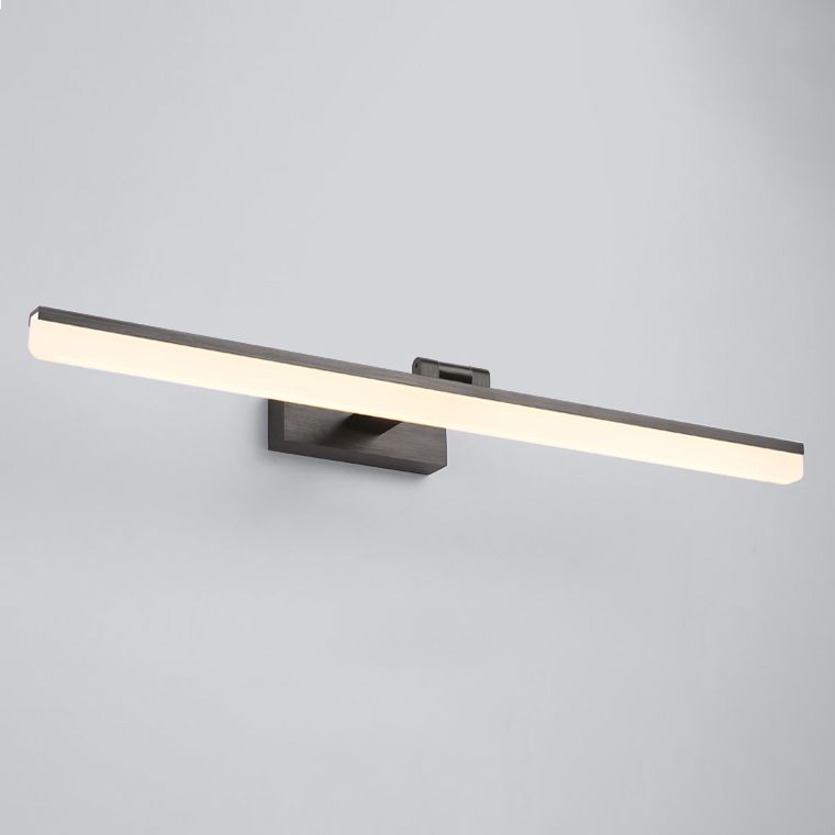 Apliques de luz de pared LED de espejo contemporáneo con sombra acrílica para el baño