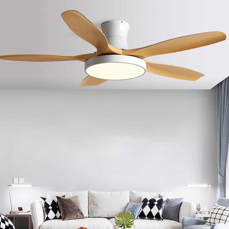 Contemporary LED Ceiling Fan Lighting Fixture for Sitting Room