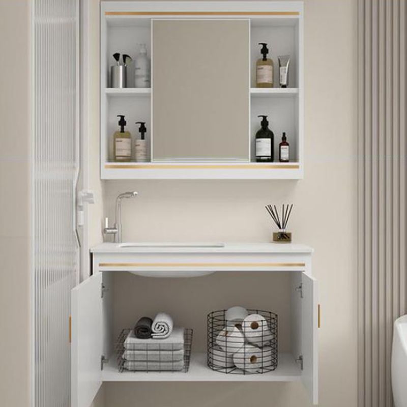 Gorgeous Sink Cabinet Free-standing Standard Space Saver Vanity with Mirror