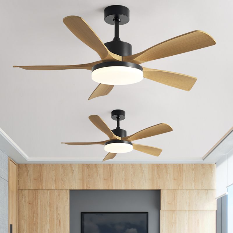 Simplicity 6-Blade Ceiling Fan Lighting with ABS for Dining Room