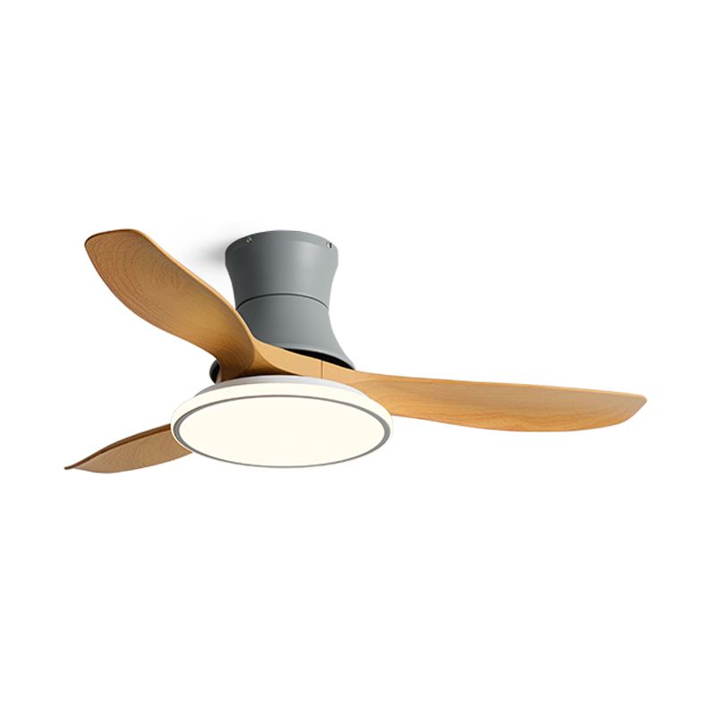 Kids Style Round Ceiling Fan Lighting Metal Single Light Ceiling Fan Lamp for Living Room