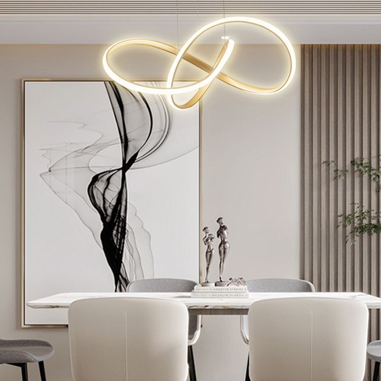 Lustre moderne lustre linéaire éclairage suspendu suspension