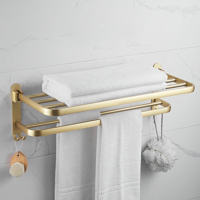 Modern Gold Bathroom Accessory Kit Towel Bar Bath Shelf Bath Hardware Set