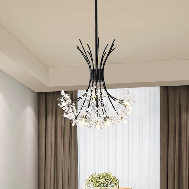 Creative Pendant Lighting Fixture Modern Style Flower-shaped Hanging Chandelier