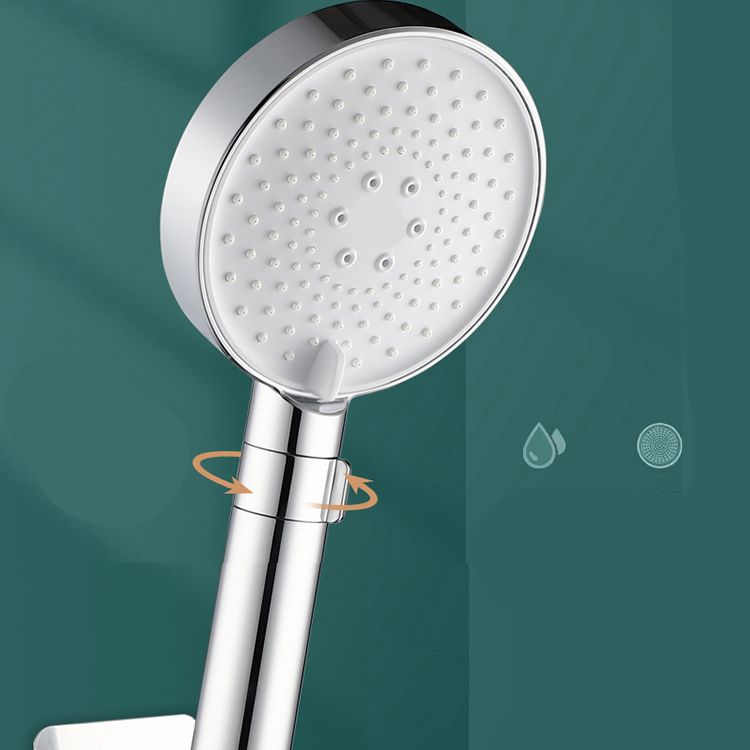 Round Water Filtration Hand Shower Adjustable Water Flow Wall-Mount Hand Shower