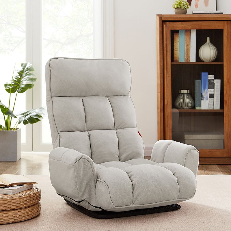 Modern & Contemporary Standard Recliner Metal Faux Leather Solid Color Swivel Base