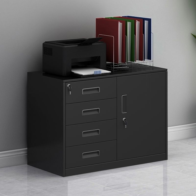 Contemporary Style Lateral Filing Cabinet Metal Filing Cabinet with Locking Storage