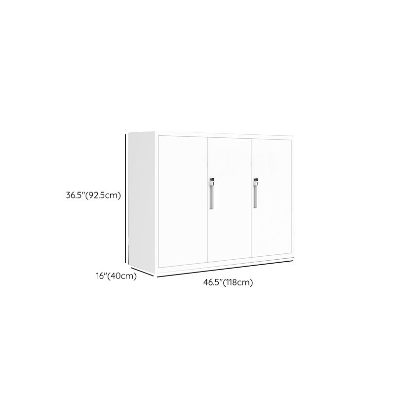 Industrial File Cabinet Steel Frame Key Lock Lateral File Cabinet for Office