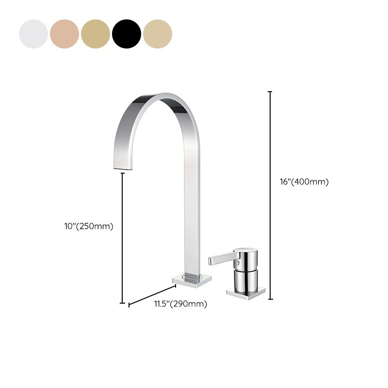 Light Luxury Vanity Sink Faucet Cubic Single Handle Faucet for Bathroom