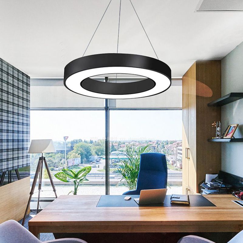 Modern Style Geometric Hanging Light Simplicity Pendent Lighting Fixture for Office