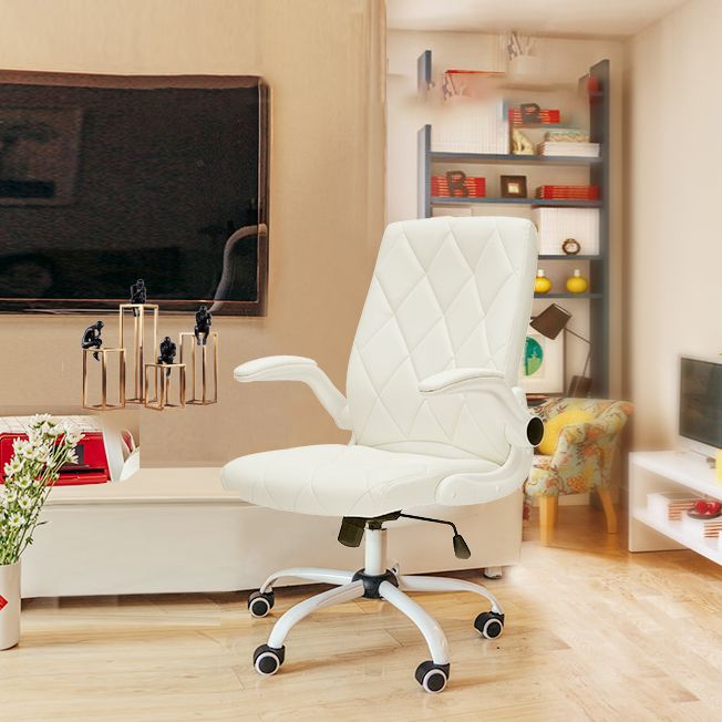 Modern Removable Arms Office Chair Tilt Mechanism No Distressing Chair with Wheels