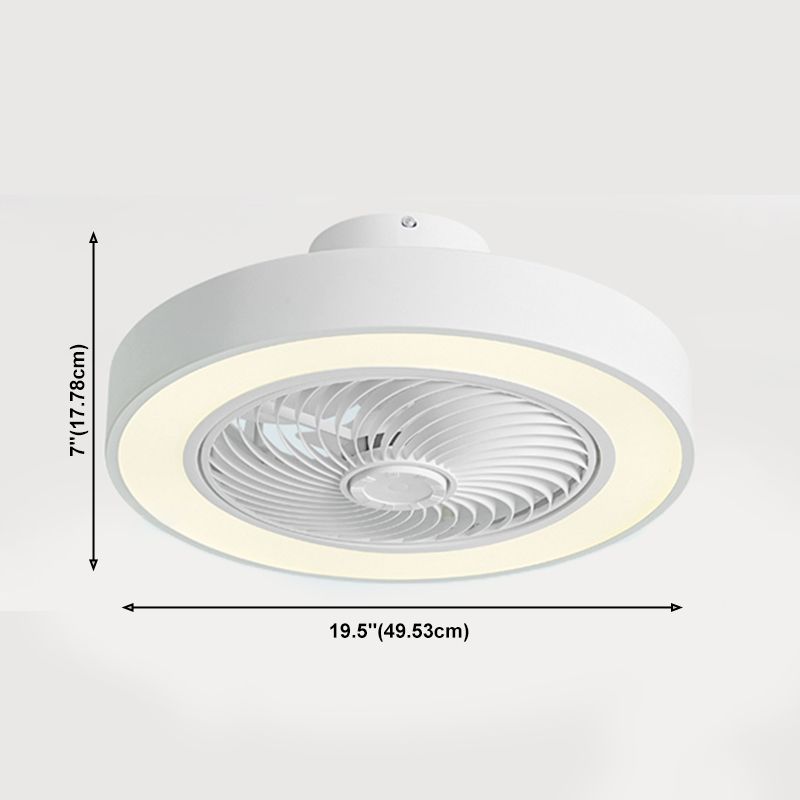 Accesorio de iluminación del ventilador en forma de tambor de macarrón niños acrílico para el dormitorio lámpara de montaje de semi rascilla