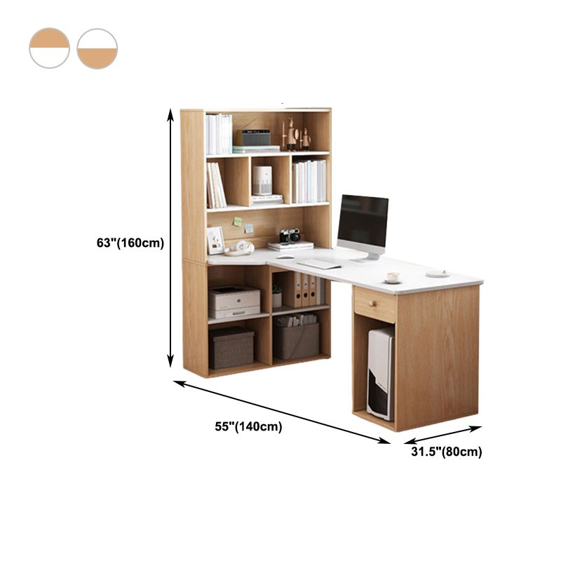 Contemporary Home Credenza Desk Rectangular Wooden Writing Desk