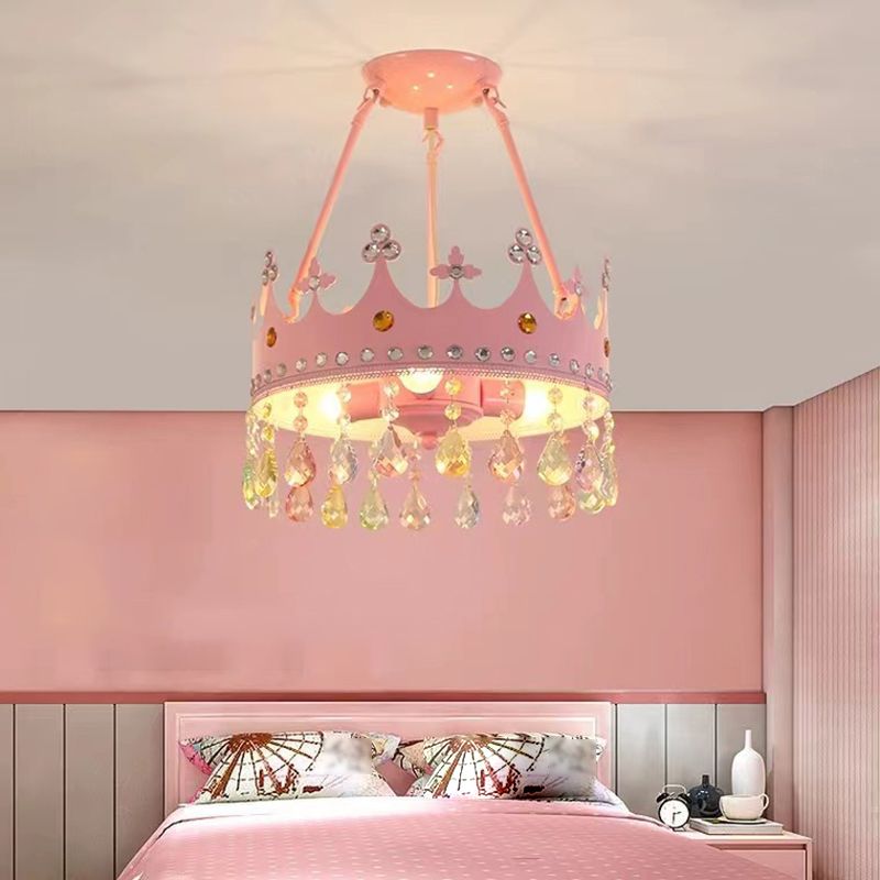 Contemporary Ceiling Light Creative Crystal Flush Mount Light Fixture