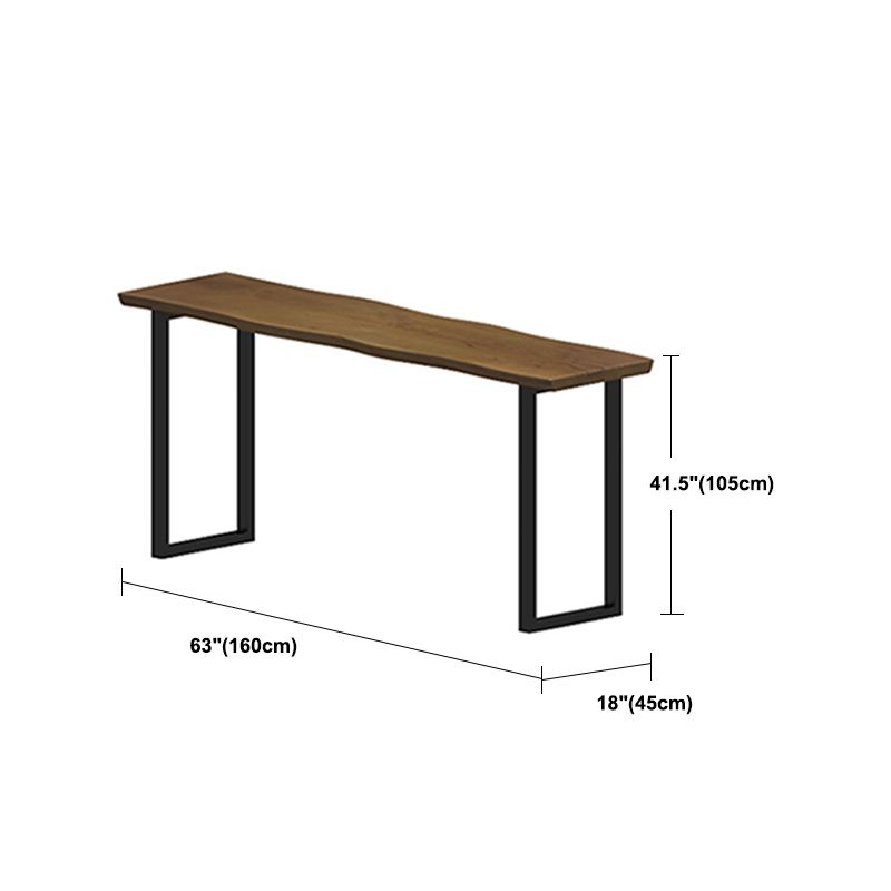 Industrial Style Wooden Bar Counter Table Metal Bar Counter Table