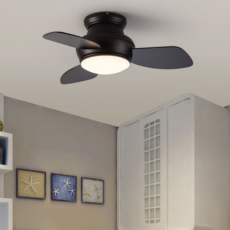 1 Light Ceiling Fan Lamp Modern Style Metal Ceiling Fan Light for Children's Room