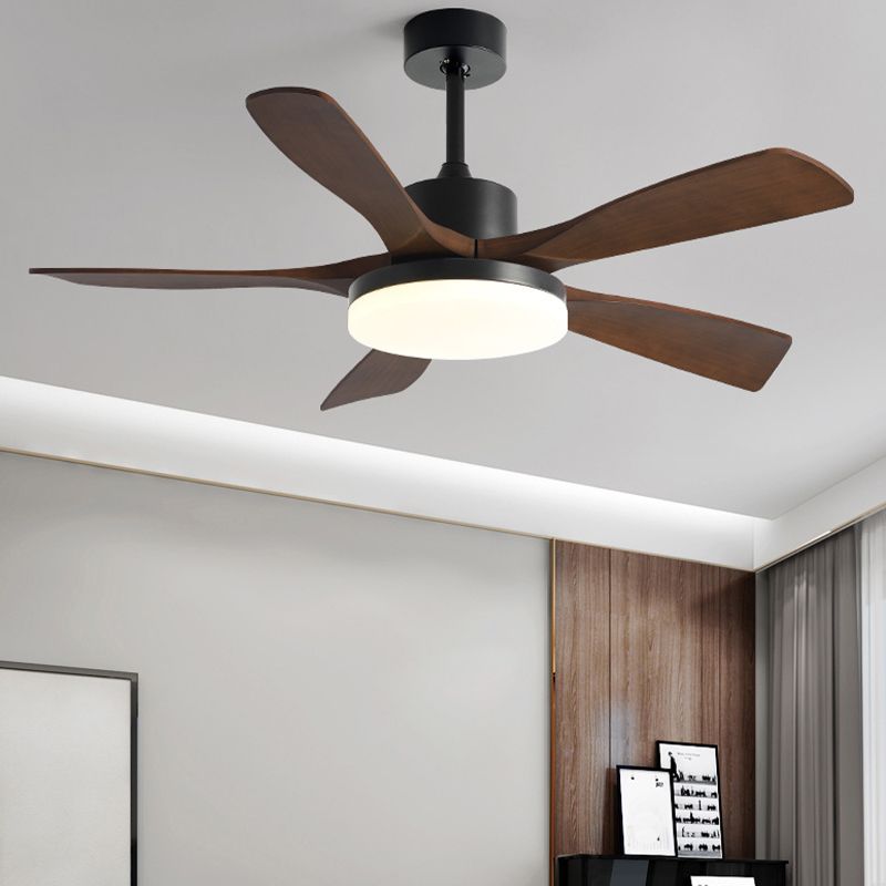 Contemporary Ceiling Fan Light Fixture Colorful LED Ceiling Lamp