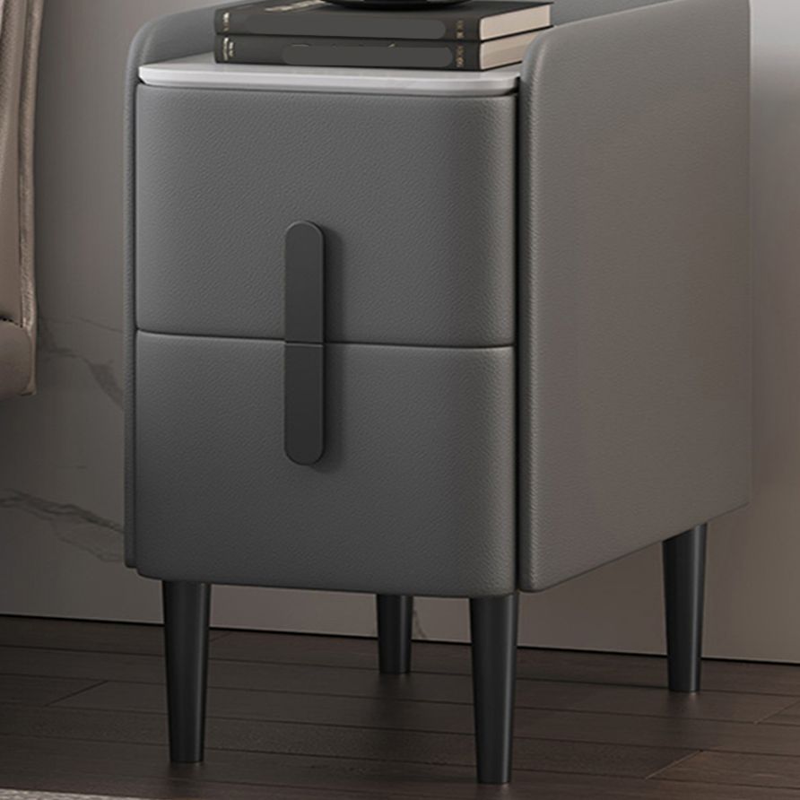 Modem & Contemporary Bedside Cabinet 2 - Drawer Accent Table Nightstand