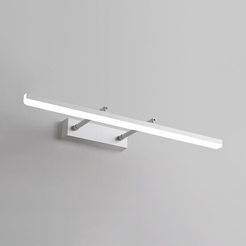 1 accesorios de iluminación de tocador de tubo de luz luces de espejo de metal de estilo moderno