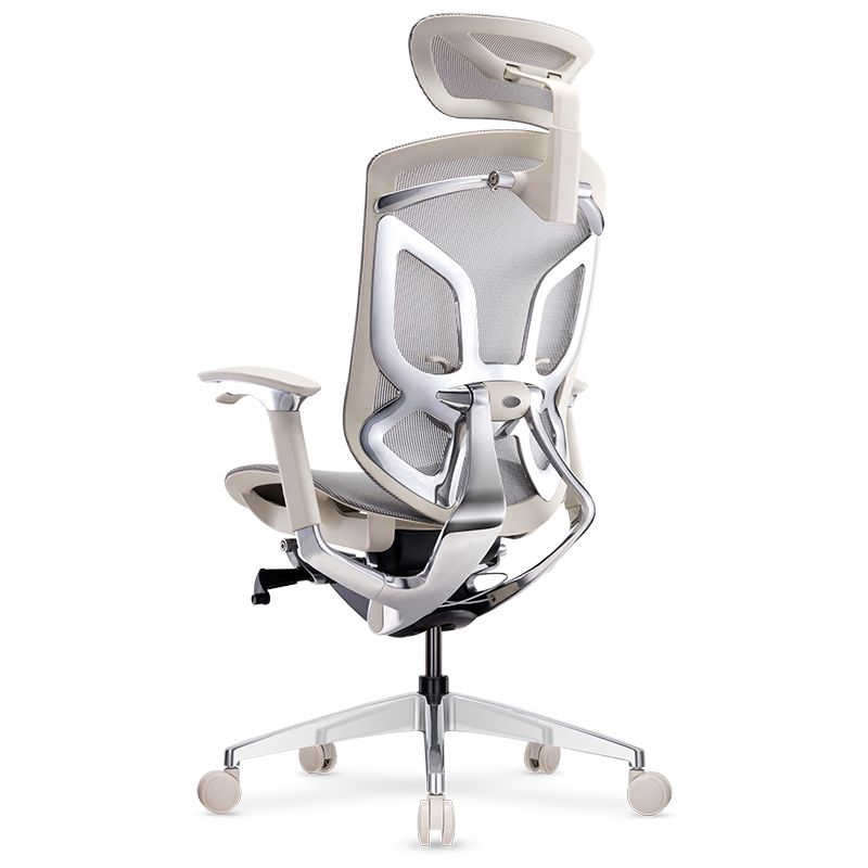 Modern Office Chair Removable Arms Adjustable Seat Height Swivel Chair with Wheels