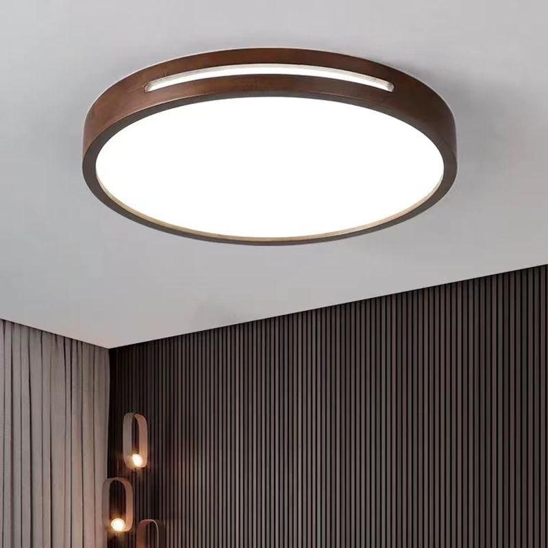 Wood Geometric Flush Mount Fixture Modern Flush Light Fixtures