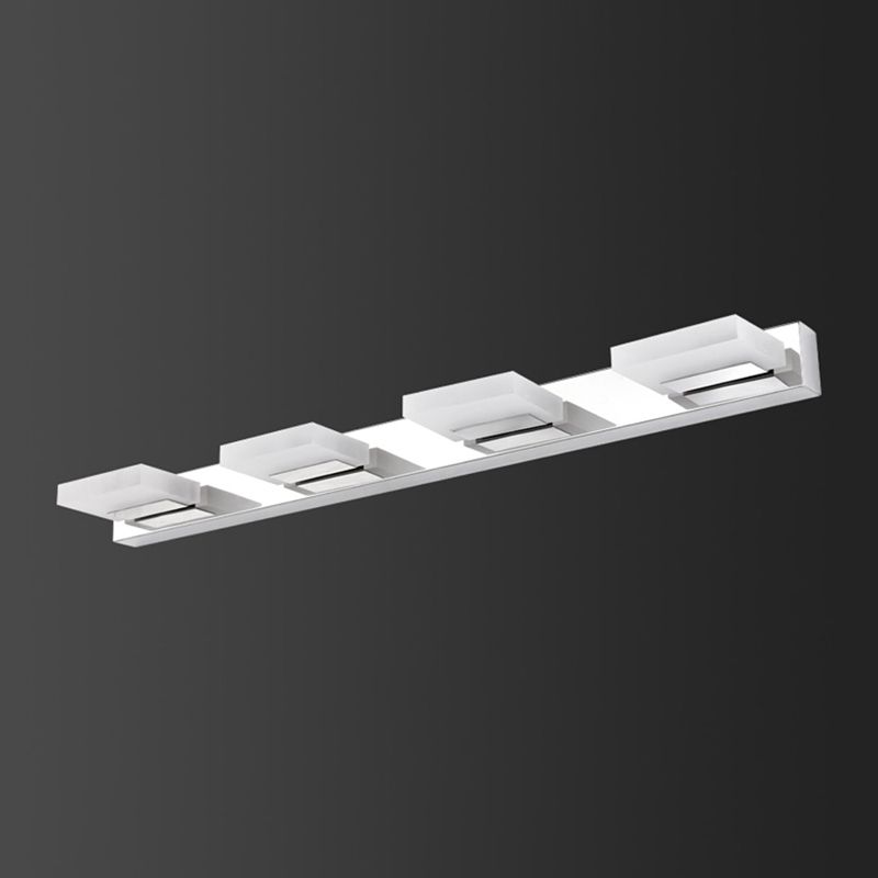 Vierkante ijdelheid verlichting moderne stijl metalen multi -lights ijdelheid sconce lichten