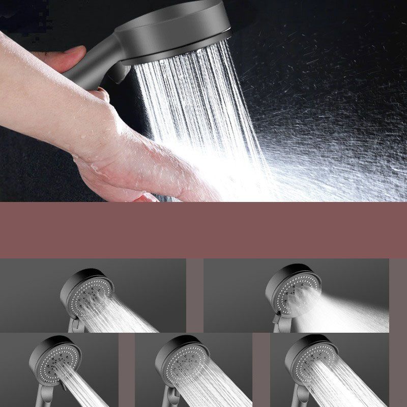 Contemporary Shower Head Combo Handheld Shower Head Plastic Wall-Mount Round Shower Combo