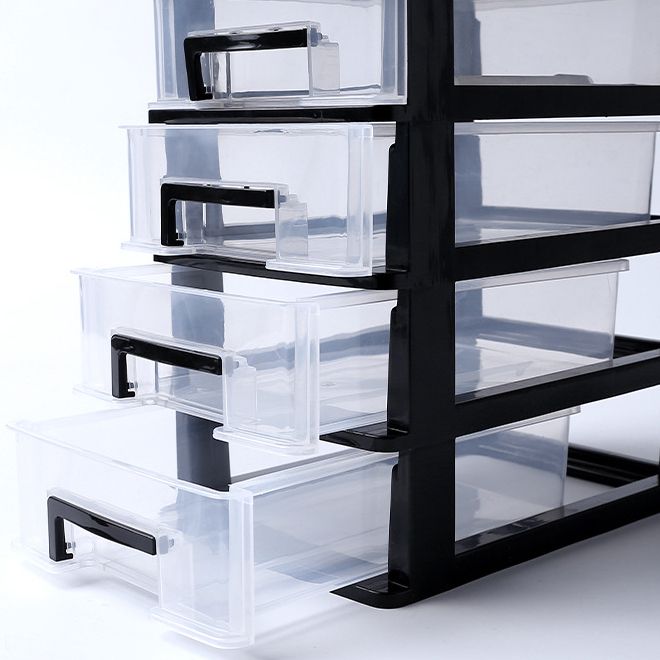 Transparent Filing Cabinet Plastic Drawers Vertical Contemporary Filing Cabinet