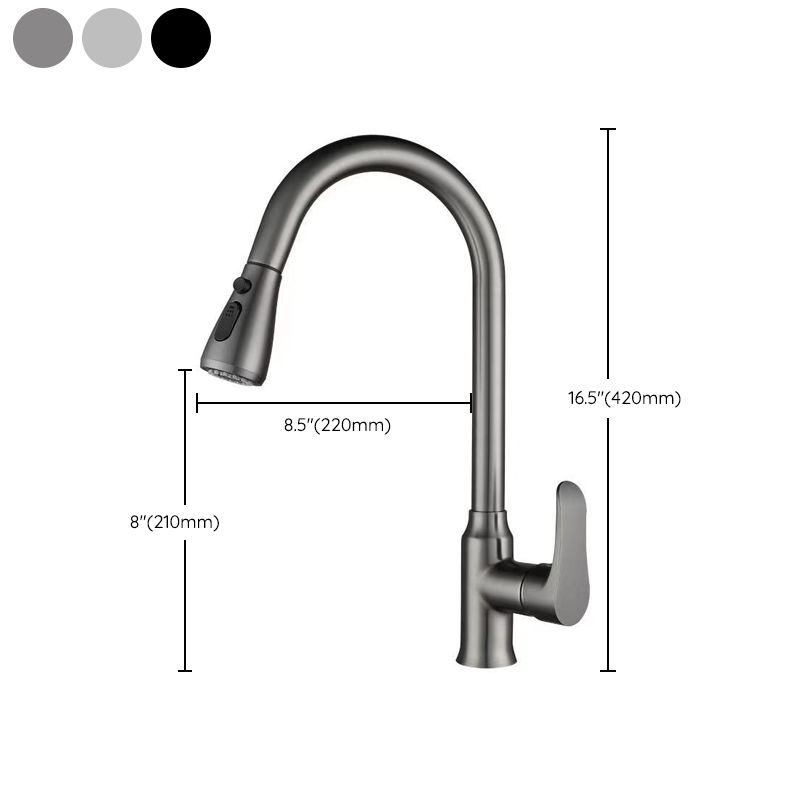 1-Handle Faucets Copper with Pull Out Sprayer with Water Dispenser Faucets