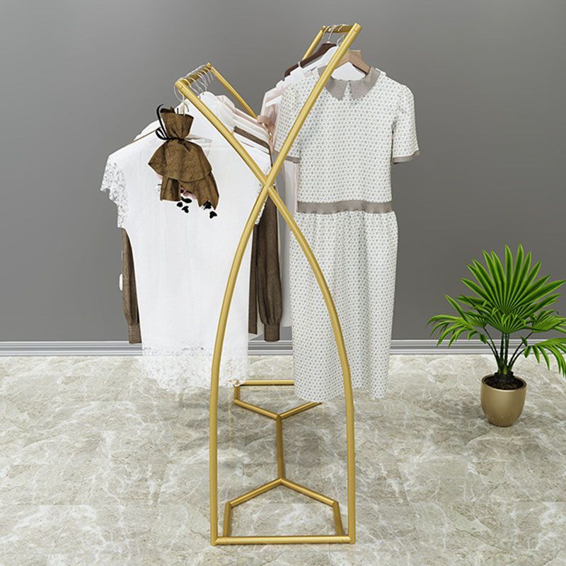 Gorgeous Coat Hanger Stand Solid Color Metal Coat Rack for Living Room