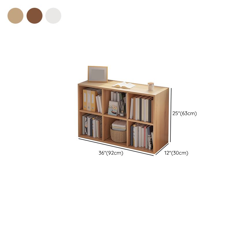 Wood Cubby Storage Bookcase Contemporary Children's Storage Bookcase