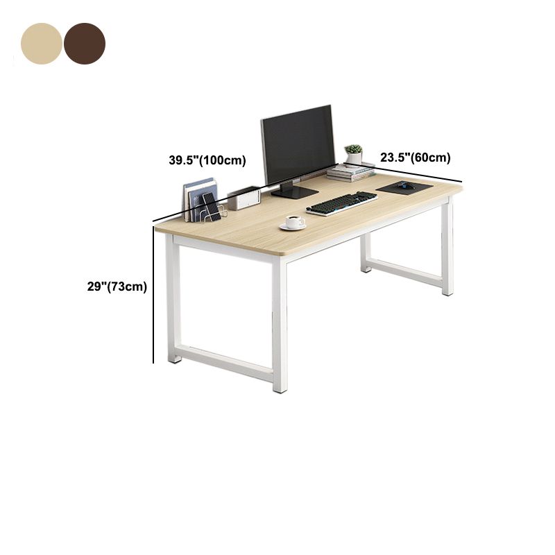 Contemporary Style Office Desk Rectangular Writing Desk for Home and Office