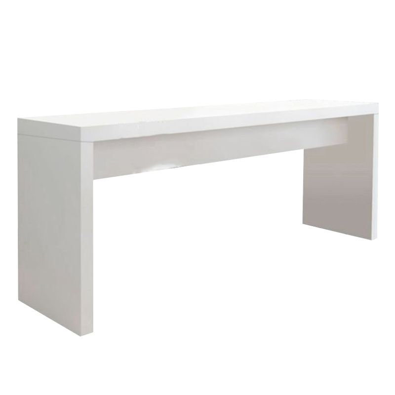 Rectangle Bistro Accent Dining Table White Pub Height Dining Table