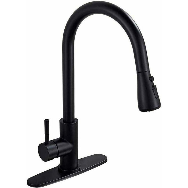 Pull Down Kitchen Standard Faucet Single Handle Faucet with Pull Out Sprayer