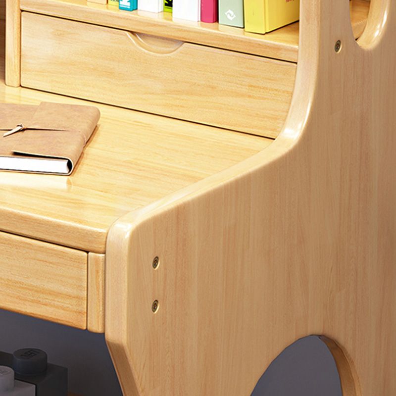 Solid Wood Computer Desk Kids Desks with Drawers 21.7" Width Kids Desk