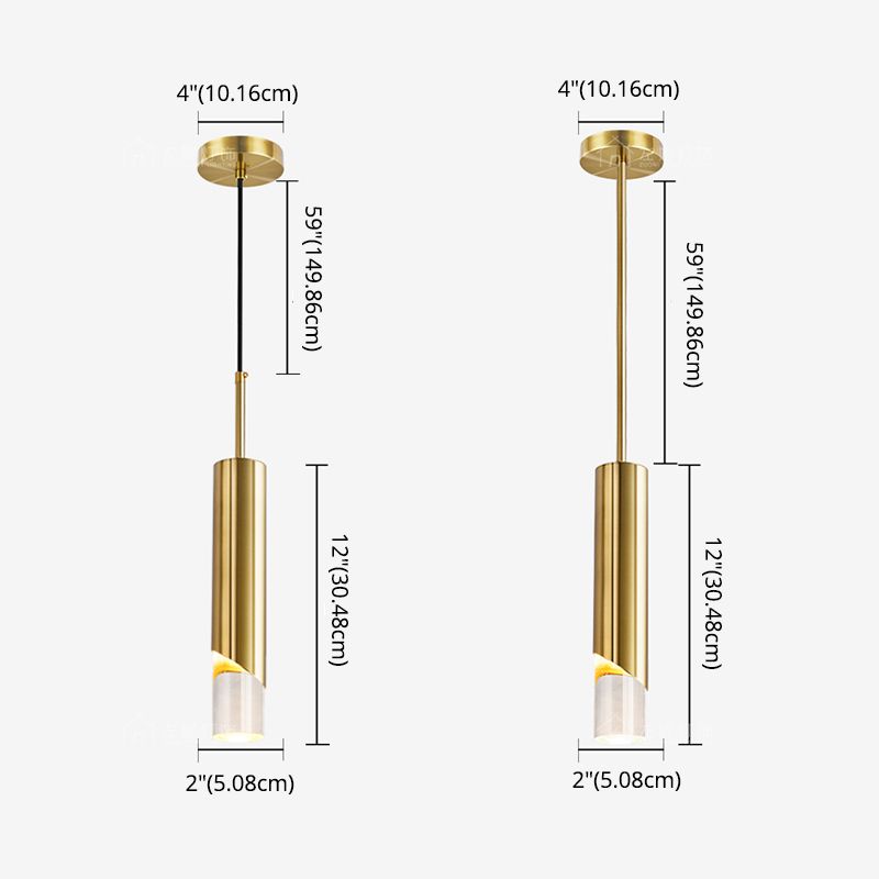 Lámpara de techo acrílico de los tubos de estilo minimalista moderno lámpara de techo acrílico para sala de estar