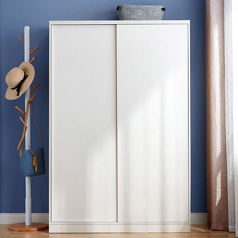 Wooden Wardrobe Armoire Contemporary Wardrobe Armoire with Garment Rod