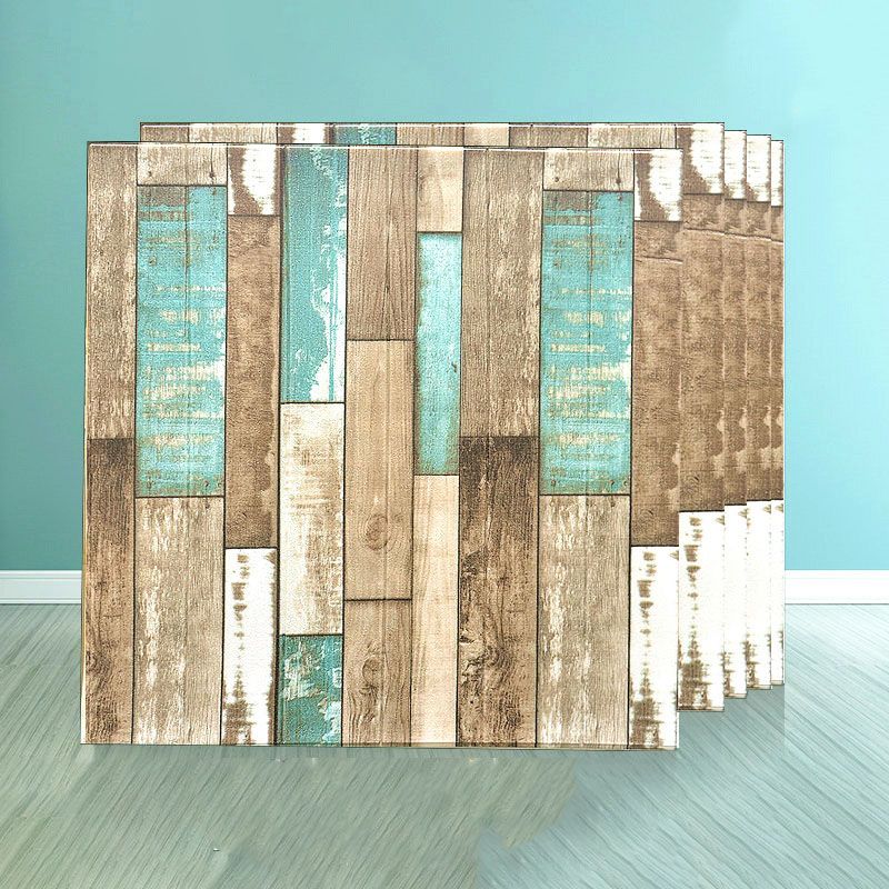 Farmhouse Wall Plank 3D Brick Bedroom and Living Room Wall Panels Set of 10