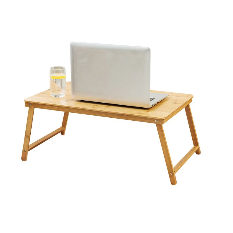 Writing Desk Light Wood Foldable Bamboo Home Wooden Computer Desk