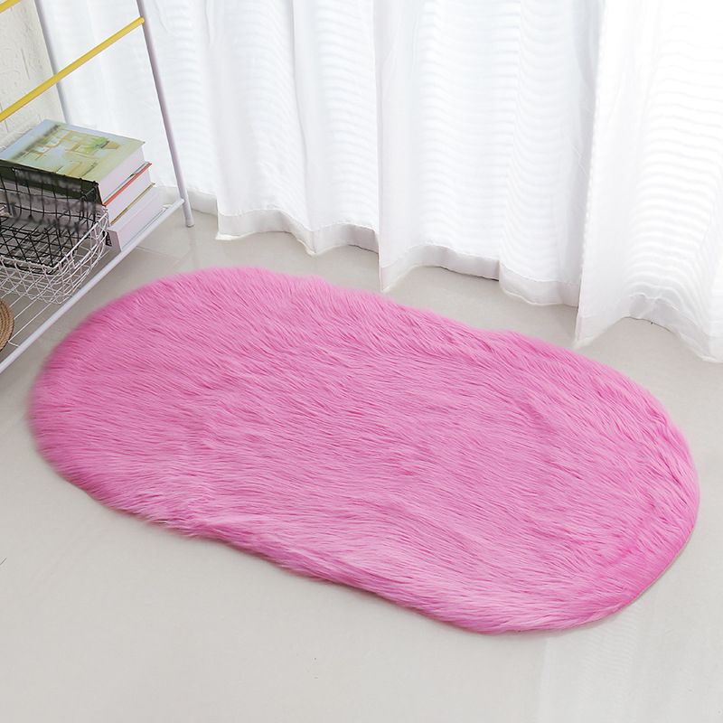 Stylish Plain Rug Multi Color Natural Carpet Fluffy Stain Resistant Pet Friendly Anti-Slip Backing Rug for Living Room